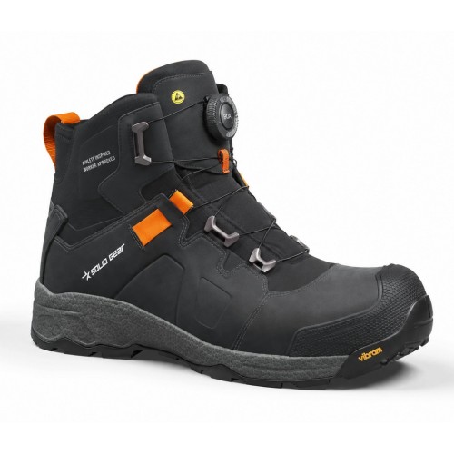 Solid Gear Vapor 3 Mid BOA Safety Boots SG80014 Solid Gear Vapor 3 Mid BOA Safety Boots SG80014